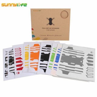 DJI Spark Waterproof PVC Carbon Graphic Stickers
